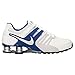 Nike men's Shox Current Running Shoes athletic sneakes WH /BL/ BLUE