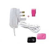 Sumnique 3 Pin UK Mains Charger For Creative Zen Stone + Free Funky Pink Sock