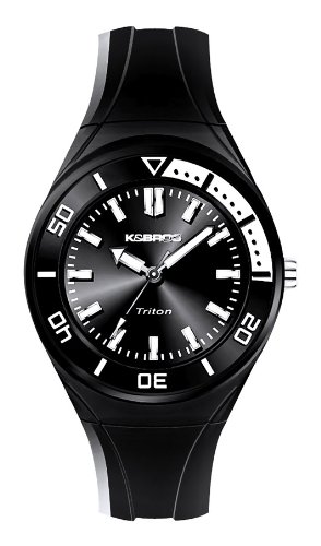 K&BROS Women's 9176-1 Ice Time Pu 3 Hands Watch