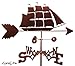 Hand Made CLIPPER SHIP NAUTICAL SIDE Mount Weathervane ~NEW~