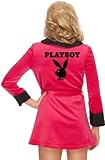 Playboy Secret Wishes Girlfriend Robe, Pink Costume