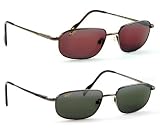 Maui Jim Polarized MAHI Sunglasses 550 Rectangular Unisex New by 