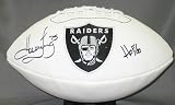 Howie Long Autographed/Hand Signed Oakland Raiders Football w/ HOF 00 Inscription