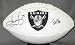 Howie Long Autographed/Hand Signed Oakland Raiders Football w/ HOF 00 Inscription