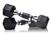 5lb Hex Dumbbell Pair - Rubber Grip Inlay - Chrome Finish