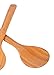 BIRDROCK HOME Bamboo Salad Servers 2-Piece Set - Bamboo Spoon & Fork Set - Salad Utensils for Cooking and Serving - Ideal Salad Spoons for Tossing & Mixing - Durable Serveware for Kitchen & Dining