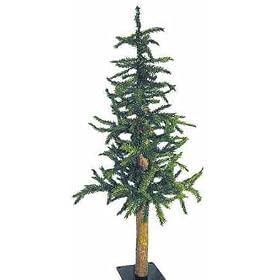 4 Foot Primitive Alpine Skinny Country Christmas Tree