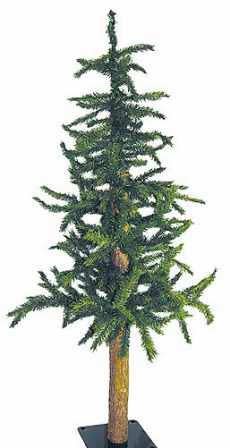 5 Foot Primitive Alpine Skinny Country Christmas Tree