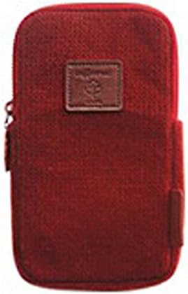 Toffeenut Multi-Pocket Knitted Pouch (ver.2) - Red Bean