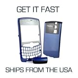 Blackberry Curve 8330 Custom Painted Housing "Azure" Metallic Blue with Tools