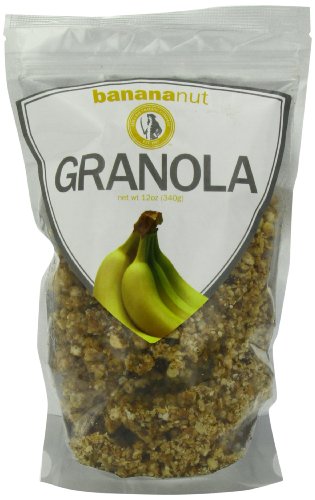 Leila Bay Trading Company Banana Nut Granola, 12 Ounce Pouch