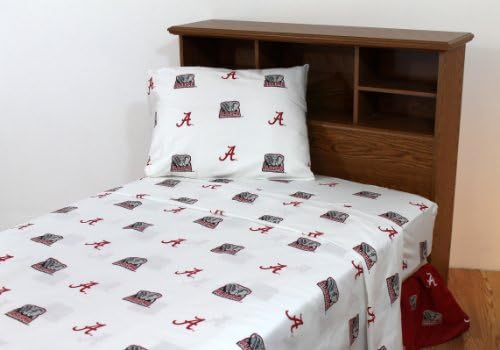 Alabama Crimson Tide Printed Sheet Set - Solid