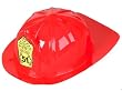Firefighter Chief Hat Plastic Child (Set of 12
