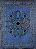 Celtic Print Tapestry Blue #SD078-03
