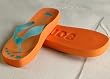 Soul's Calling Sole Seeker Flip Flop - Turquoise/Orange - Medium