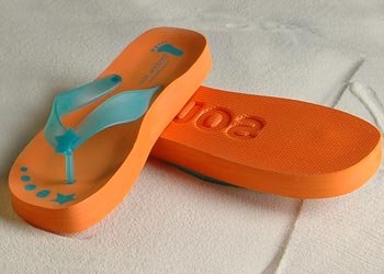 Soul's Calling Sole Seeker Flip Flop - Turquoise/Orange - Medium