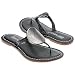Bernardo Must Woman's Flat Thong Gold, Chocolate, Tobacco Lux, Chocolate Lux