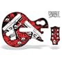 Guitar Hero 3 Faceplate Skin for Nintendo Wii - Red Glock