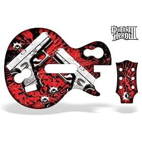 Guitar Hero 3 Faceplate Skin for Nintendo Wii - Red Glock