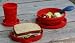 Flatterware Combo Set Collapsible Bowl/Plate & Cup-Made of PBA FREE Plastic