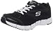 Skechers Women's Stride Fashion Sneaker,Black/White,9.5 M US