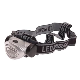 Lighthouse 8 Led Headlight 3 Function Silver