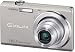 Casio Exilim EX-ZS12 Digitalkamera (16 Megapixel, 5-fach opt. Zoom, 6,9 cm (2,7 Zoll) Display, bildstabilisiert) silber