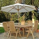 Review   / 'Borrowdale' Teak Garden / Patio Set for six