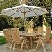 Kitchen & Housewares : 'Borrowdale' Teak Garden / Patio Set for six