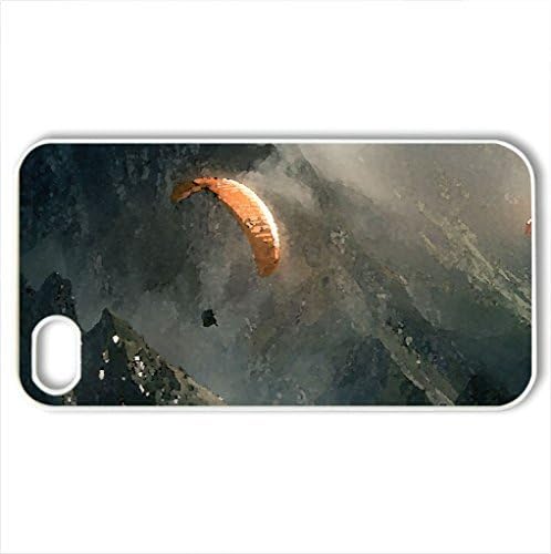 The Flight - Case Cover for iPhone 4 and 4s (Mountains Series, Watercolor style, White)