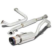 Cheapest Dynasty Cbeme00l4bt Performance Staineless Steel Catback Exhaust System For Mitsubishi Eclipse Burnt Muffler Tip Ct4rh8h2