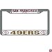 NFL San Francisco 49ers Chrome Licensed Plate Frame