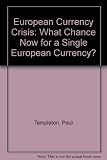 The European currency crisis : what chance now for a single European currency