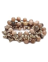 Love Heals Brown Sunstone Wrap Bracelet