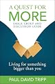 A Quest for More Small Group and Discussion Guide: Living for Something Bigger Than You