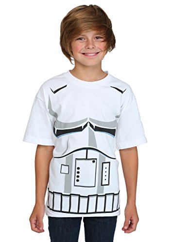 Star Wars The Stormtrooper Costume White Youths T-Shirt-Youth's Medium
