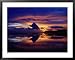 Sunset at Korolevu Bay on the Coral Coast, Korolevu, Fiji Framed Art Poster Print by Richard I'Anson, 39x31