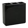 Nuvo Design Ceramic Toothbrush Holder, Black
