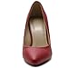 Ollio Women's Shoe D'Orsay High Heel Pointed Toe Simple Pump