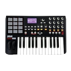【クリックで詳細表示】AKAI MIDIコントローラ(25鍵・12パッド) MPK25