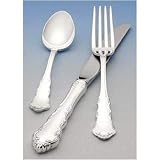 Reed & Barton Dresden Rose Silver Plate 3-Piece Serving Set