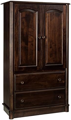 Capretti Design Veneto Armoire with 2 Adjustable Shelves and Removable Hanging Bar