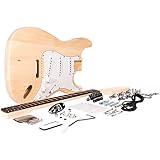Seismic Audio - SADIYG-01 - Premium Strat Style DIY Electric Guitar Kit - Unfinished Luthier Project Guitar Kit