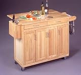 Homestyles Wood Top Kitchen Island with Breakfast Bar # 88-5023-95