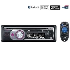 JVC KD-R811 CD-MP3-Tuner (iPod-Anschluss, Bluetooth, AUX In, USB 2.0) schwarz