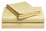 Royal Velvet Signature 350-Thread-Count King Sheet Set, Butter