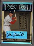 2005 Donruss Signature Milestone Marks Stan Musial Certified Autograph Baseball Card