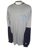 Russell Athletic University of North Carolina Big & Tall Long Sleeve Hangdown Crew Tee Shirt