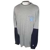 Russell Athletic University of North Carolina Big and Tall Long Sleeve Hangdown Crew Tee Shirt at Russell Athletic