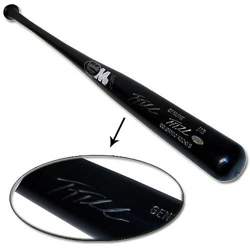 Buy Troy Tulowitzki Colorado Rockies Autographed Game Model Bat by Steiner